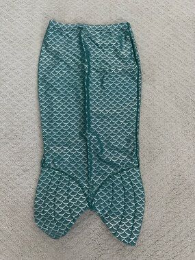 Hanna Andersson Teal Mermaid Tail Swim Coverup